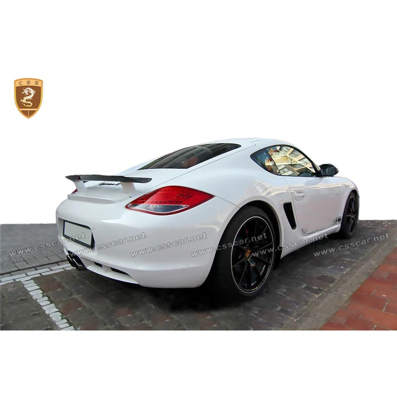 Для Porsche Cayman S задний спойлер багажника хвостовое крыло из углеродного волокна