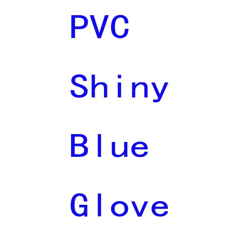 Blue PVC Shiny MEISE Сексуальная ПВХ блестящая перчатка латексная искусственная кожа длинная перчатка панк-перчатки пикантная обувь в стиле «хип-хоп»; джазовый наряд Косплэй аксессуар плюс Размеры F34 - Цвет: Blue PVC Shiny