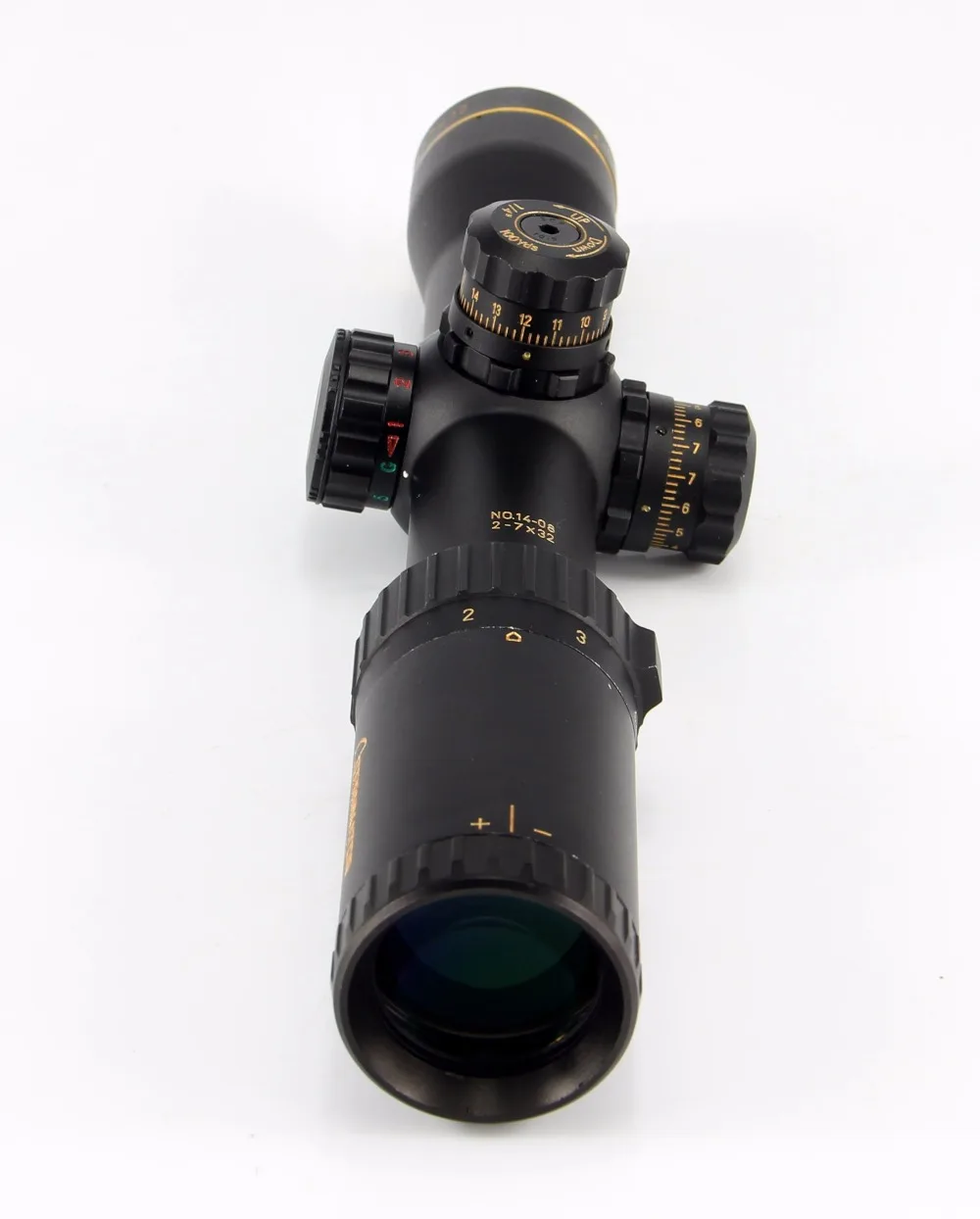 Охотничья оптика 2 7X32 EG Crosshair Mil Dot военный тактический прицел красный зеленый с