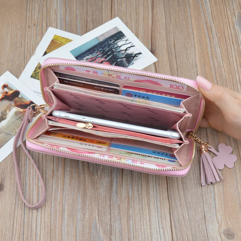 Новинка 2019 кожаный кошелек Jaybag с кисточками женские кошельки дизайнерский