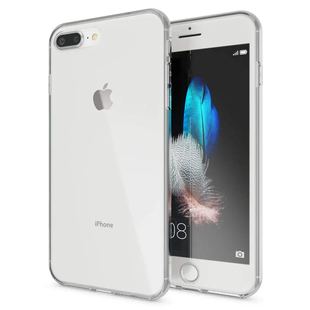 Чехол для iphone 7 8 X XS MAX XR 10 6 6s Plus se 5 5S из мягкого ТПУ с прозрачной защитой от падения |