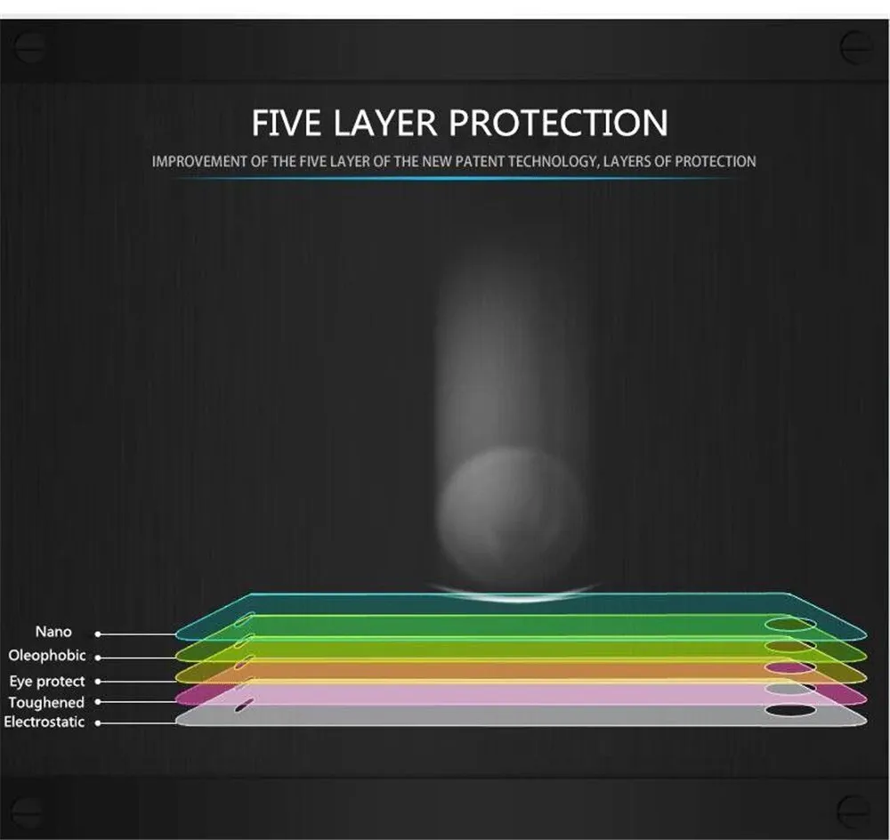 Оптовая продажа 2 шт./лот 2.5D 9 H протектор экрана закаленное стекло для iPhone 6 S 5s 7 8 SE