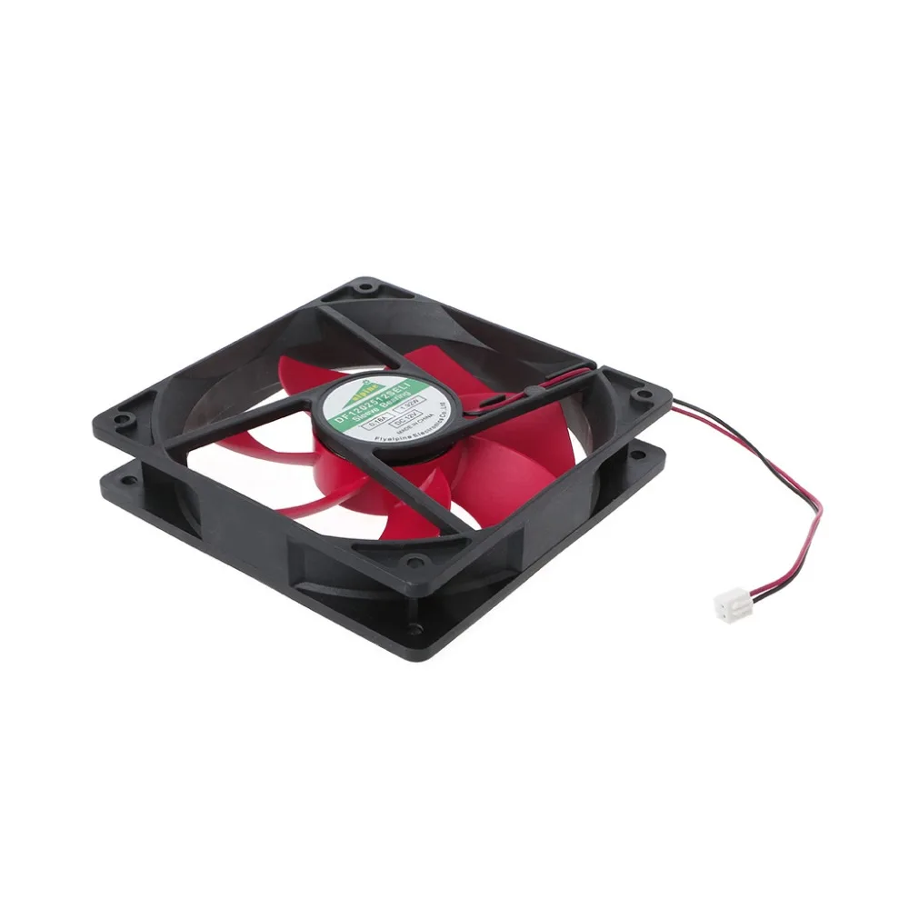 Мини 120x120x25mm DC 12V 0.16A 2 Pin 7-ми лопастной вентилятор охлаждения Вентилятор Cooler 12025 JAN07; Прямая поставка