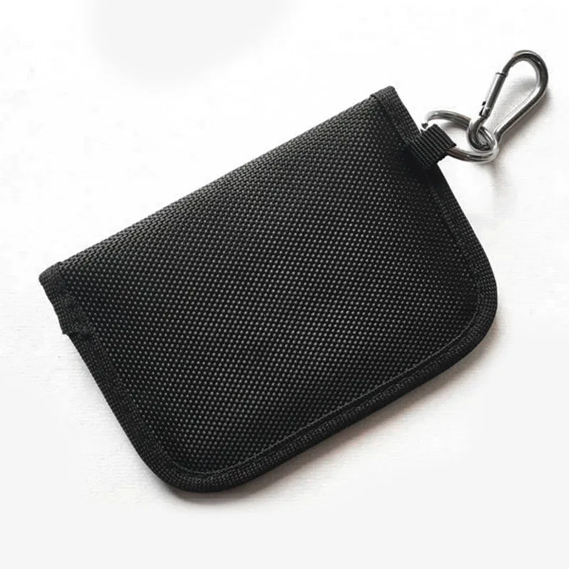 

Anti-theft RFID Signal Blocking Carabiner Keyless Entry Car Key Pouch Case Bag