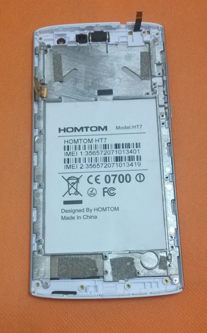 ЖК-дисплей+ дигитайзер с сенсорным экраном+ рамка для HOMTOM HT7 MTK6580 5,5 дюймов 1280x720 HD четырехъядерный процессор