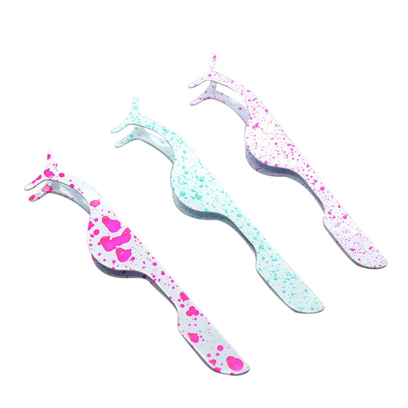 8pcs False Eyelash Tweezers Fake Eye Lash Applicator Extension Curler Nipper Clip Clamp Makeup Tools | Красота и здоровье