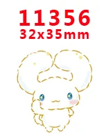 11356 30 шт мультфильм персонаж плоское украшение из смолы PR 11332 - Цвет: 11356