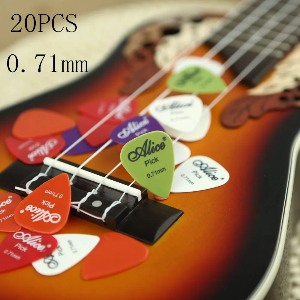 20 шт. 0 71 мм Гладкие фонарики|picks plectrums|guitar pick plectrumnylon guitar picks |