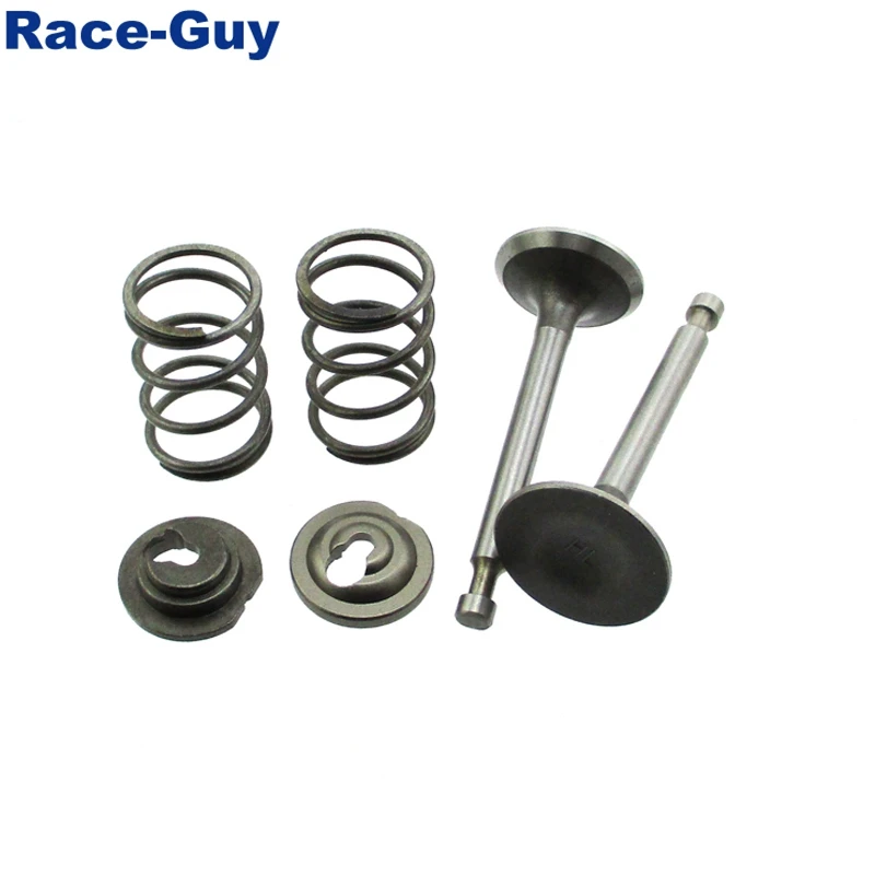 Впускной Выпускной клапан пружинный комплект фиксаторов для Honda 5.5hp GX160 6.5hp GX200 Go