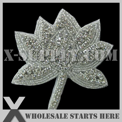 

DHL Free Shipping Iron On Rhinestone Appliques for Wedding Bridal Dress,Sash,Headband and Shoe