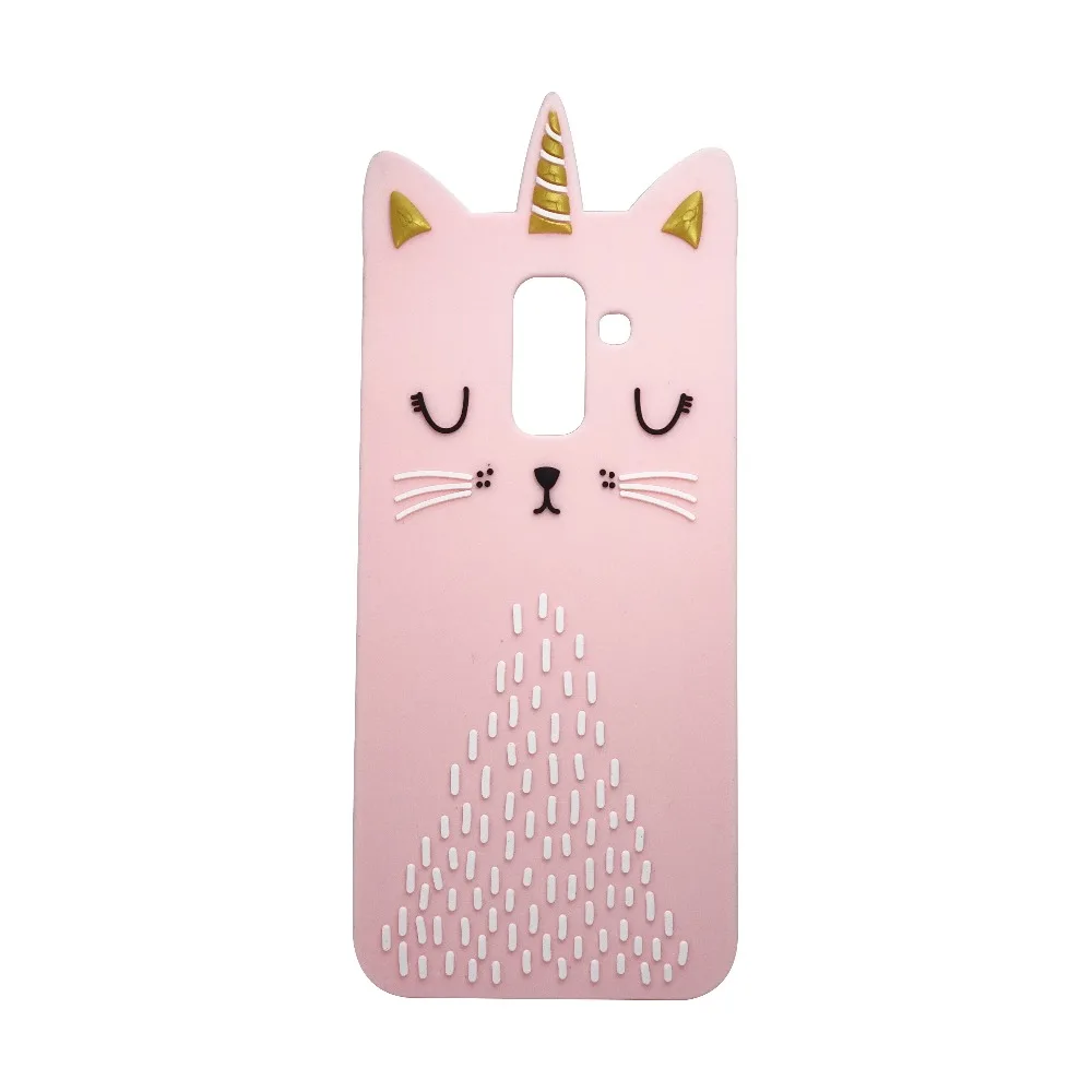 Case for Samsung Galaxy A6 Plus 2018 case SM-A605G A605G Coque 6 inch 3D Cartoon Smiling Minnie |