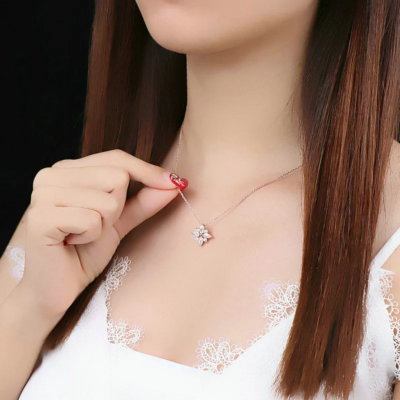 Преувеличены звезды cz алмаза пролоёили старинный ожерелье имитация gemstone образный подвески элегантные свадебные украшения для женщин dfn400 кулон подвески кулоны подвеска колье ожерелье цепочка распродажа мода