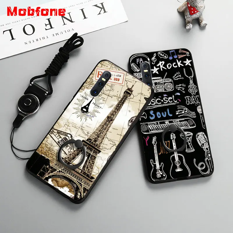 BBK Vivo X27/Y93/Y97 чехол Забавный мультяшный для телефона X27 Y93 Y97 Капа Coque +