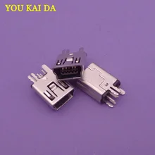 100pcs/lot 5pin B type Female For Mobile Phone micro mini Jack Connector 5 pin Charging port Socket replacement repair parts