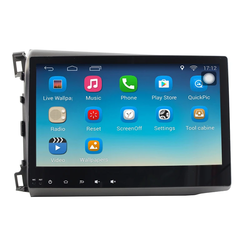 10.1 &quotAndroid 6.1.1 GPS навигации Автомобильный Мультимедийный Плеер для Honda Civic 2012 2013 2014