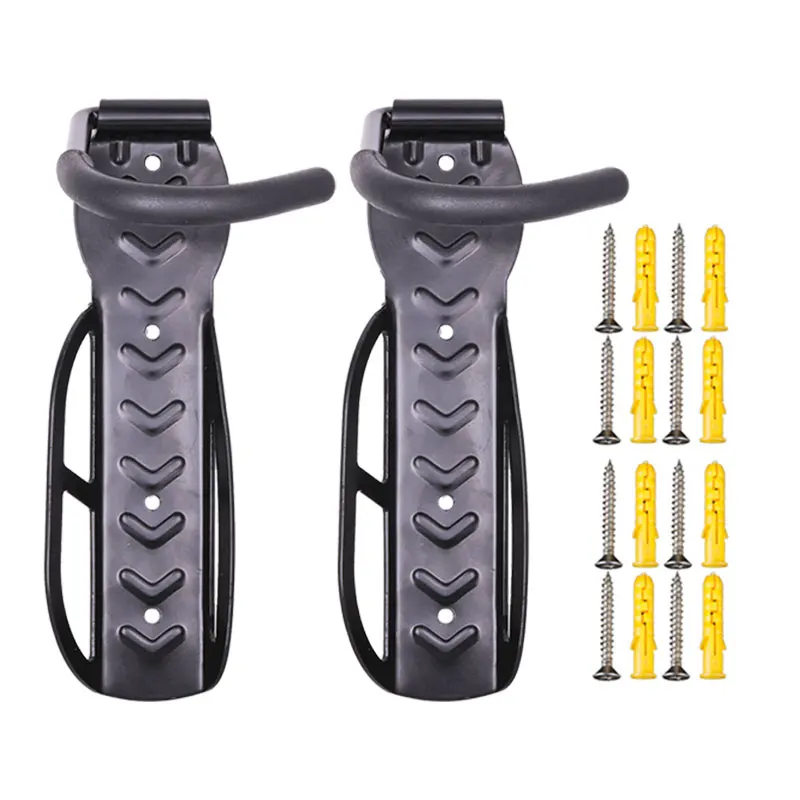 2pcs plastic bolts Deemount 2 шт./лот сверхмощный настенный крюк MTB дорожный велосипед для хранения фиксированная подвесная стойка держатель для велосипеда - Цвет: 2pcs plastic bolts