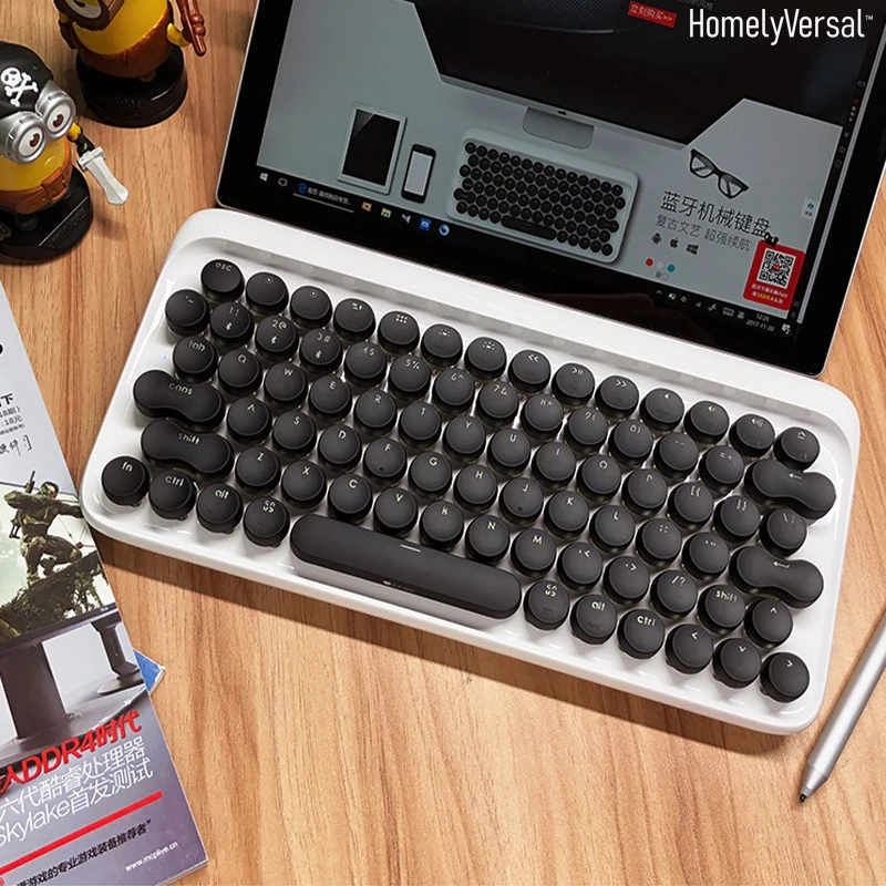 Творческих игр мини Портативный точка механическая клавиатура bluetooth