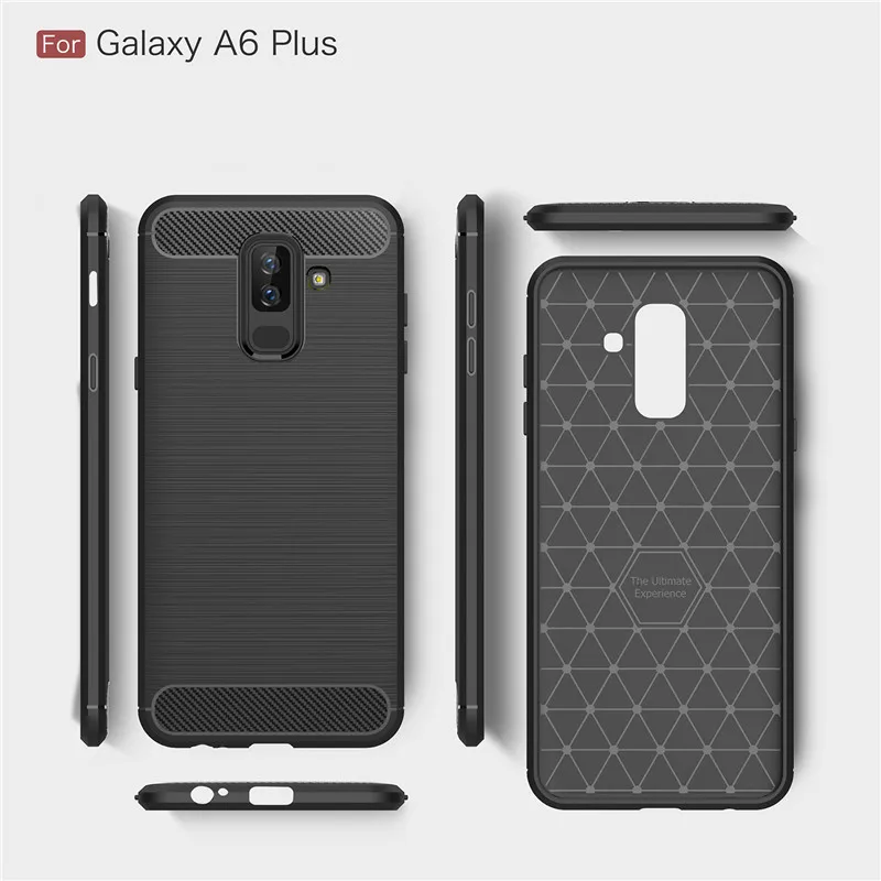Чехол для Samsung Galaxy A6 Plus 2018 Мягкий силиконовый чехол телефона + A605 6''|Бамперы| |