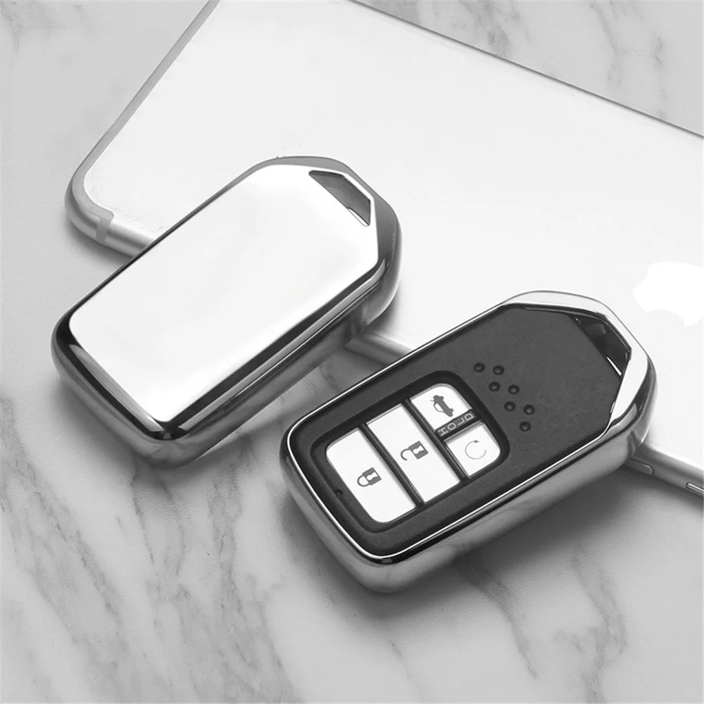 CHSKY Car Styling TPU key Cover Case For Honda XRV CRV Accord Crown Civiv Spirior Fit Jade Accessorie Key Shell | Автомобили и