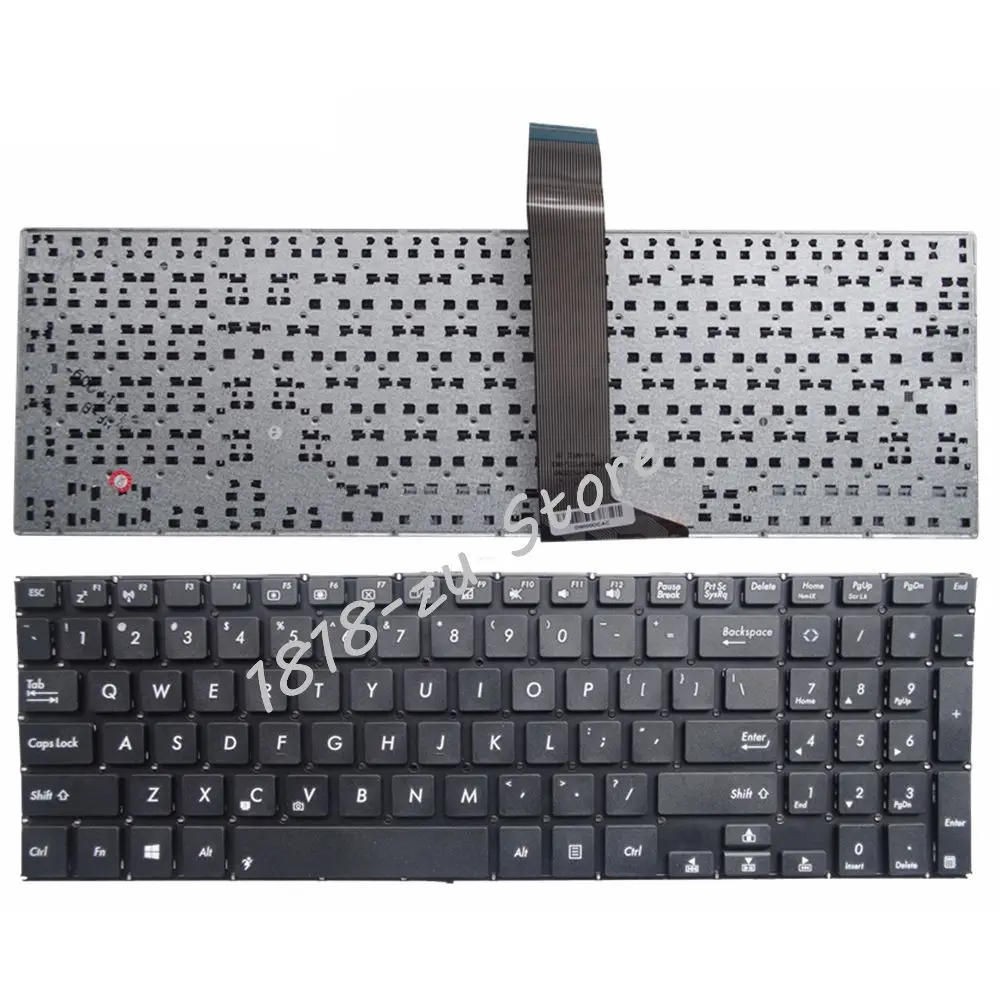 

YALUZU New English Keyboard for ASUS VivoBook S551 S551LA S551LB V551 V551LN S551L S551LN K551 K551L Laptop English Keyboard US