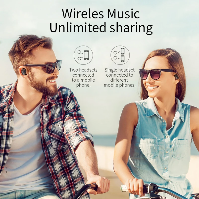 Беспроводное зарядное устройство HOCO мини наушники-вкладыши Tws Bluetooth 5 0 наушники 3D