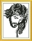Новый Набор для вышивки крестиком медитации с Иисусом, 14 карат, белый, 11 карат, картины с принтом, вышивка сделай сам, работа с иглой ручной работы