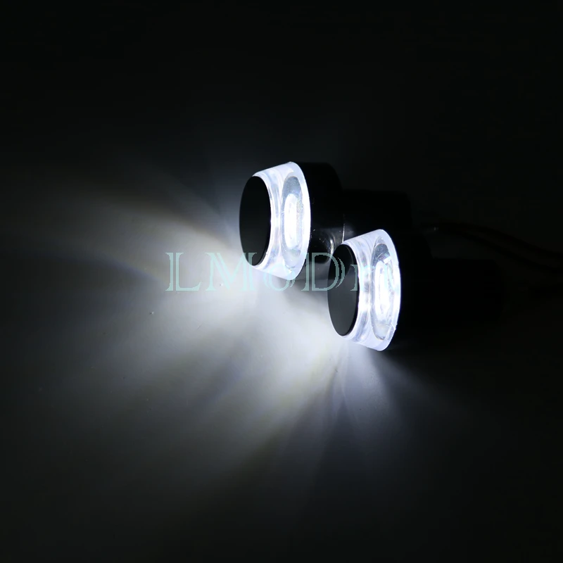 : LMoDri 12V мотоциклов конец светодиодный поворотник светильник мото рукоятка