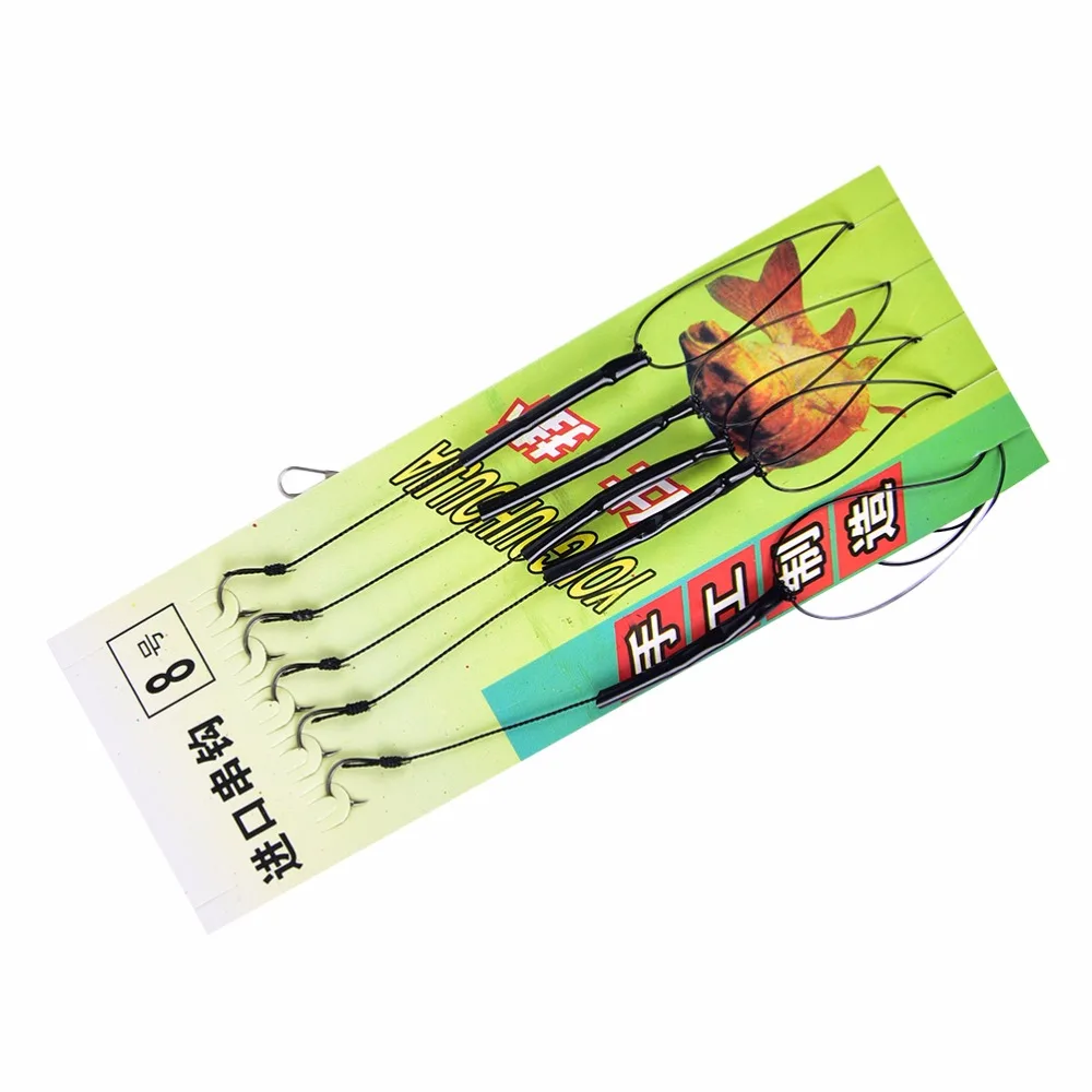 5 штук упак. Карп рыболовные волосяные установки плетеная нить кривой хвостовик