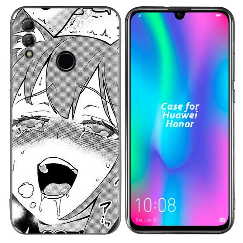 Силиконовый чехол для Huawei Honor 10 9 Lite 8X 8C 8A Y6 Y7 Y9 7A Pro Prime 7C V20 аниме девушка мультфильм Япония милый
