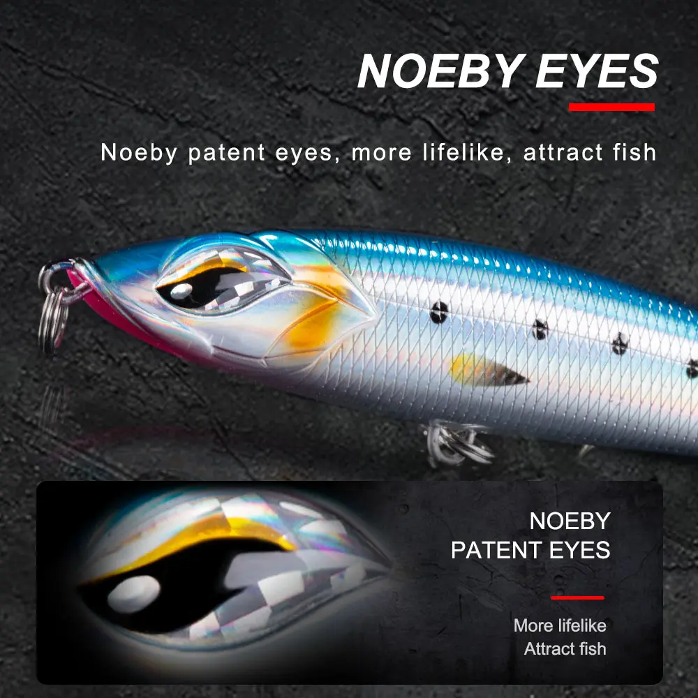 NOEBY приманка 115 мм/60 5 г 150 мм/86 185 мм/126 погружная карандаш искусственная рыба мягкая
