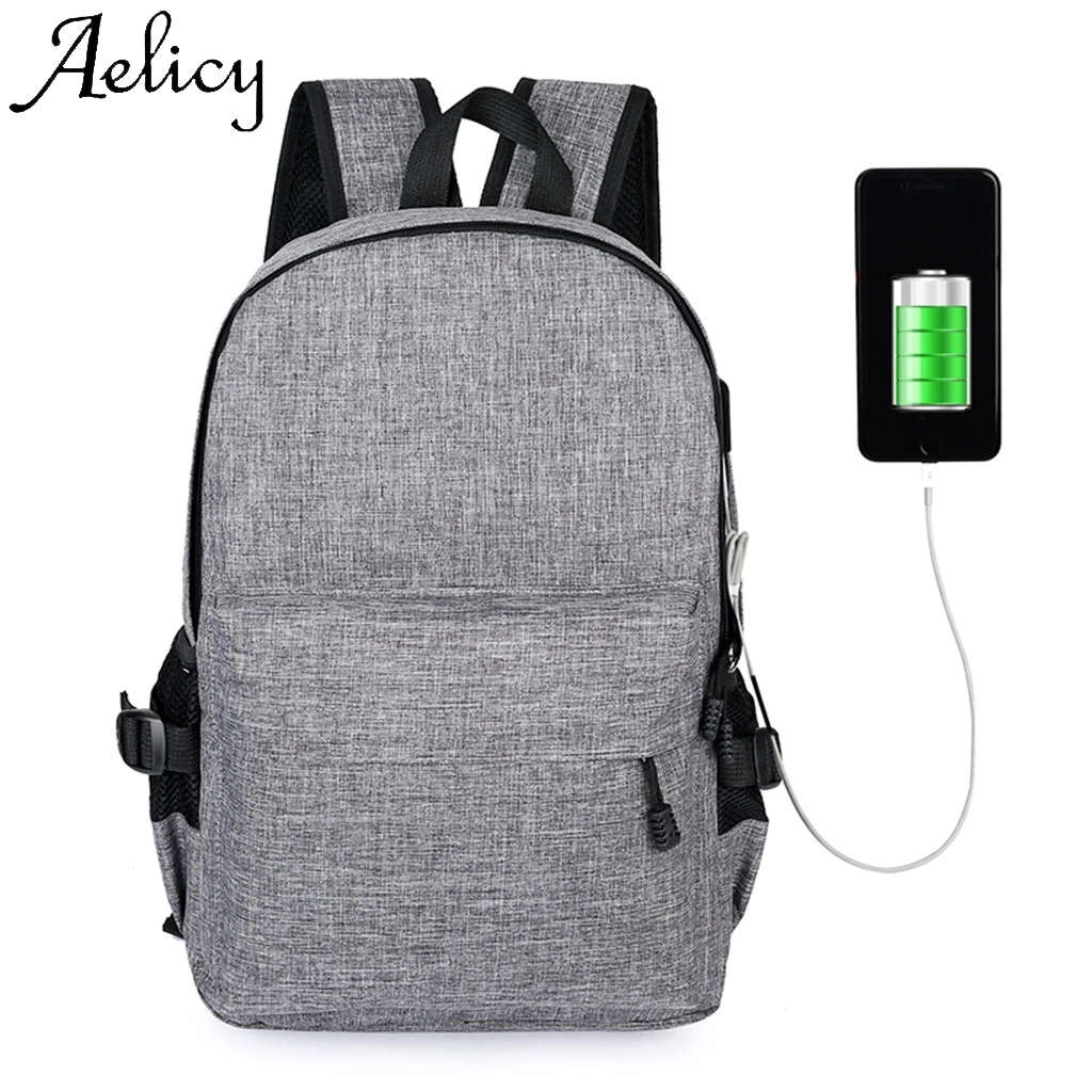 Aelicy мужской деловой повседневный рюкзак для ноутбука Студенческая сумка