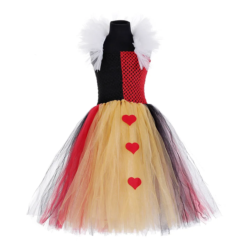 Alice Dress Детское нарядное платье «Королева сердец», костюм «Алиса в стране чудес», платья для девочек, костюм вампирина на возраст 10 лет, маскарадное платье-пачка на Хэллоуин - Цвет: Alice Dress