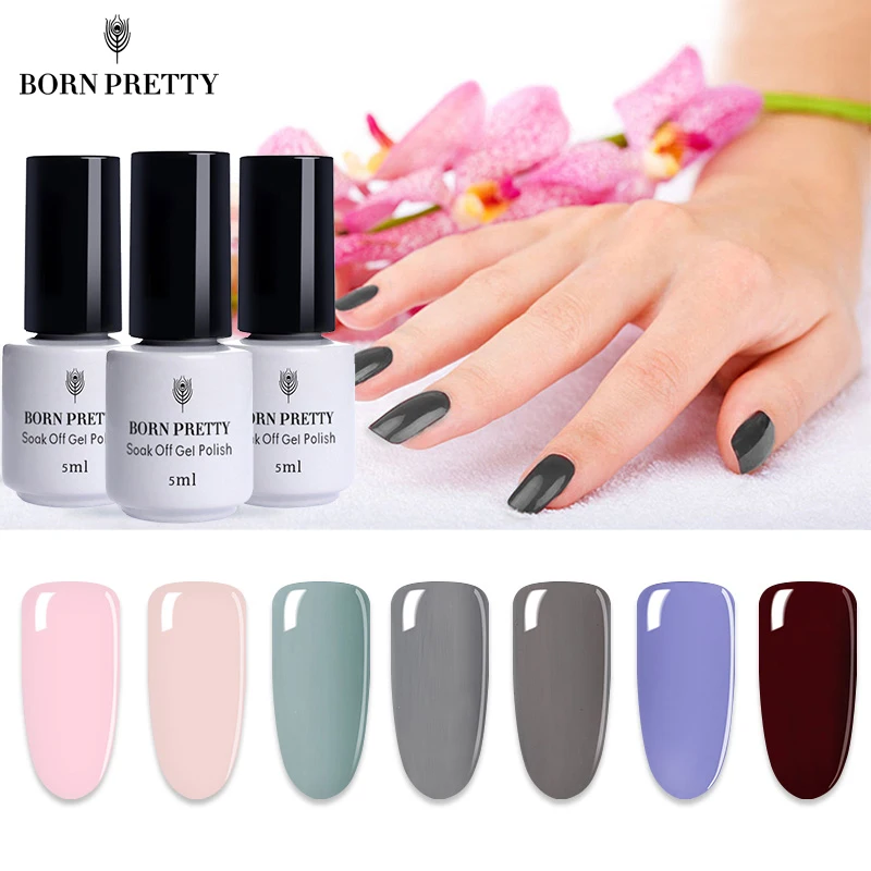 BORN PRETTY color Series УФ Гель лак удаляемый путем отмачивания стойкий гель 5 мл 1 бутылка