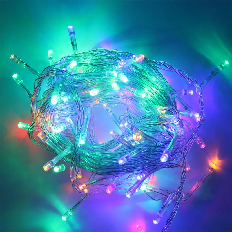 Гирлянда SZYOUMY светодиодная 10 м 100 светодиодов 110 В/220 В|string lights 10m|light 10m10m led |