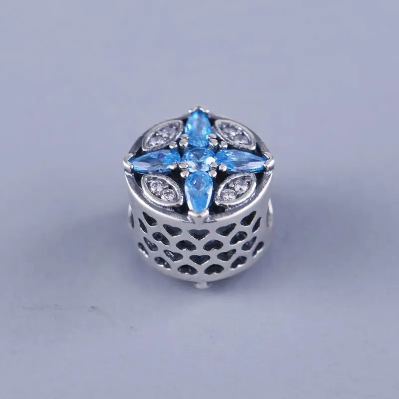 Подвеска для браслета Pandora Cross snowflake из стерлингового серебра 925 пробы подвеска
