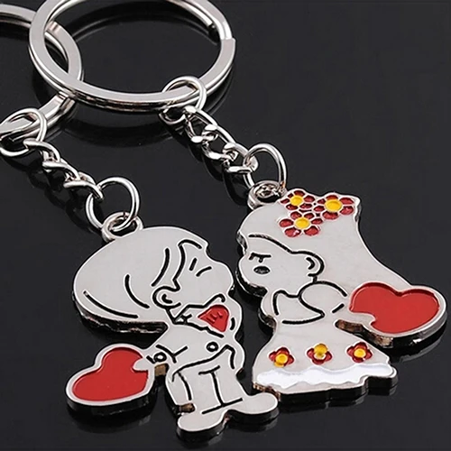 1 пара брелки для ключей в виде сердца жениха и невесты|love keychain|fashion keychainkeychain fashion |