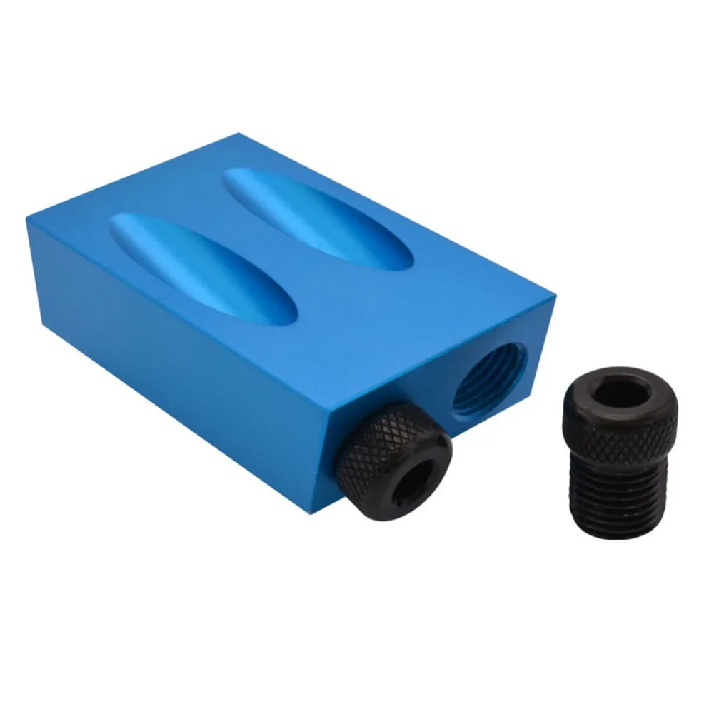 

28PCS Oblique Hole Positioner Aluminium Alloy Woodworking Hole Puncher 15 Degree Bevel Slotting Angle Positioner Kit