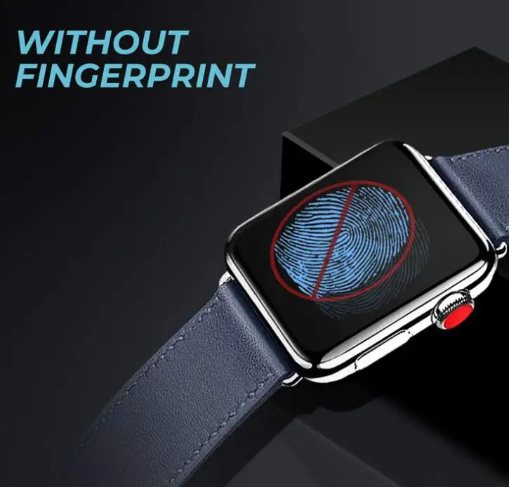 3D изогнутое полное покрытие закаленное стекло для Apple Watch 1 2 3 4 полная защитная