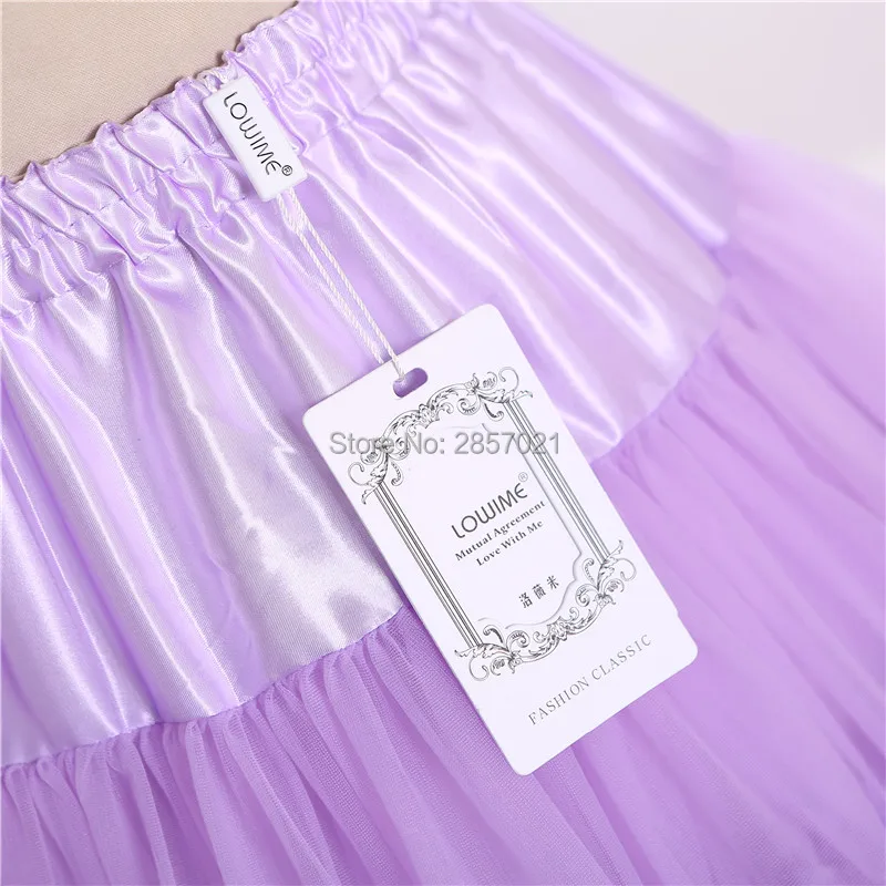 Светло-фиолетовая короткая фатиновая Нижняя юбка недорого в наличии высокое