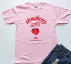 Женские топы с коротким рукавом, розовые хлопковые футболки размера плюс с принтом гранж, Tumblr, новое поступление