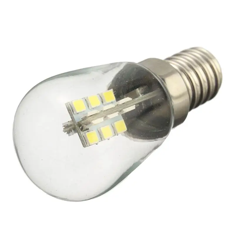 Высокая яркость 3014 SMD 24 светодиодный s светодиодный лампа E14 3 Вт Чистое Белое теплое белое светодиодное освещение Лампа 220V для холодильника швейная машина