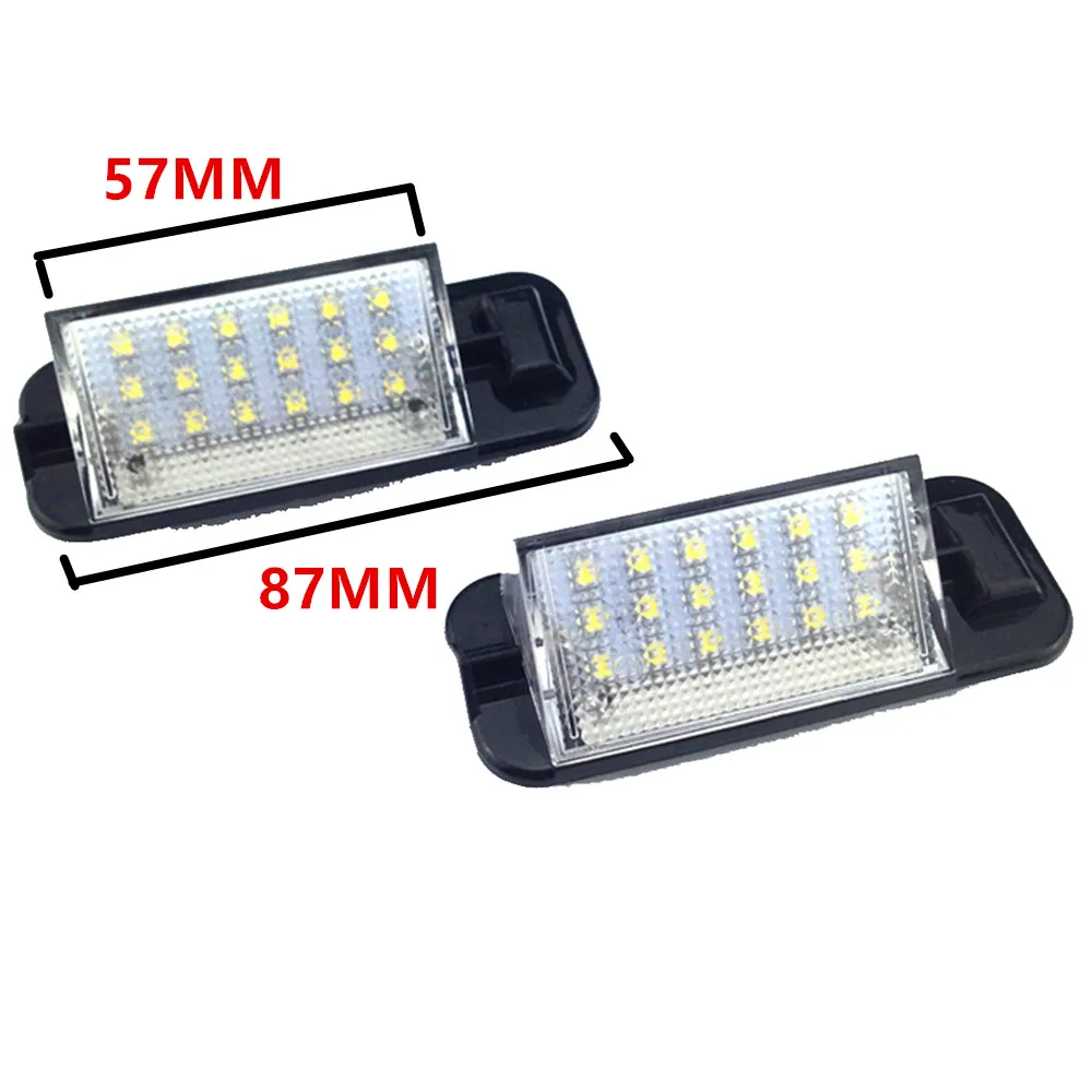 2 шт. для BMW E36 светодиодный светильник номерного знака 18SMD белый 12 В лампы 318i 318is 318ti