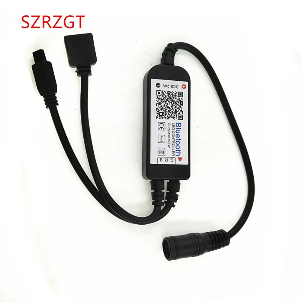 DC5V 24V Мини Bluetooth RBG LED контроллер 24 клавиши ИК пульт дистанционного управления