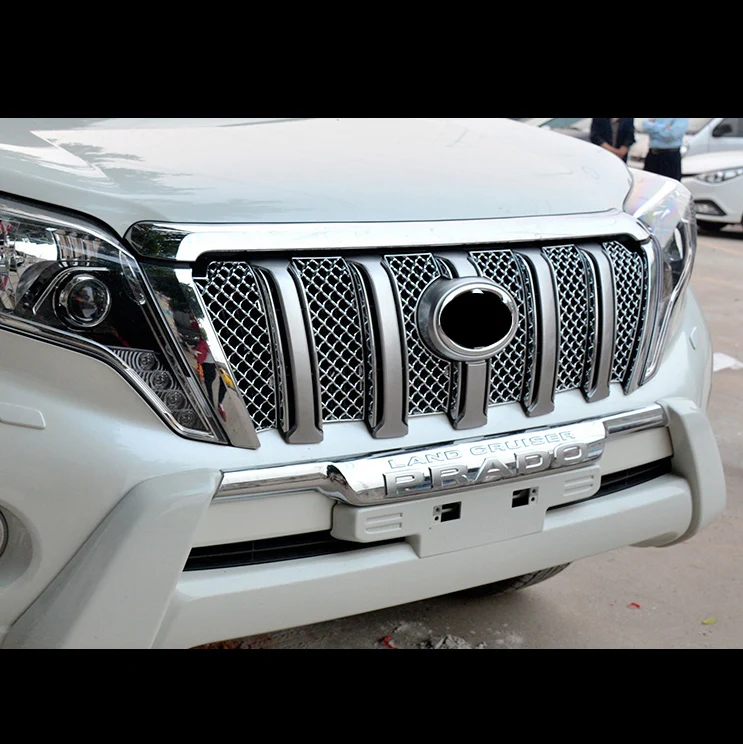 6 шт. передняя решетка для Toyota Land Cruiser Prado FJ 150|toyota prado grill|toyota grilleprado front grille |