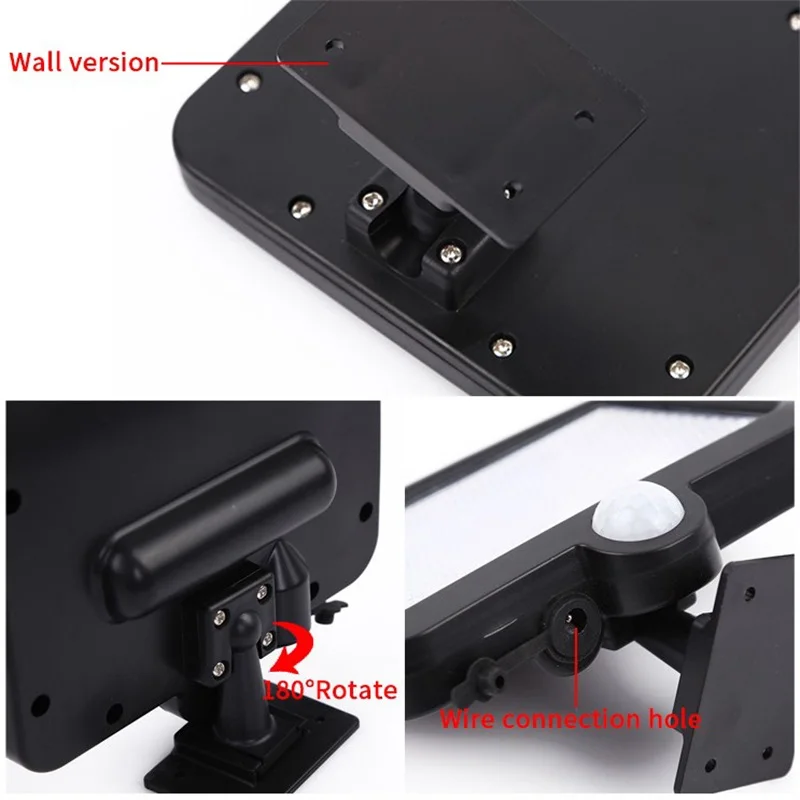56 LED Pathway Solar Power Light Waterproof Energy Saving Outdoor IP65 Security Lights PIR Motion Sensor Wall Lamp | Лампы и освещение