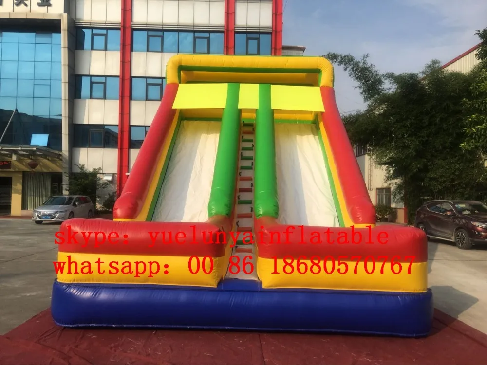 (Китай Гуанчжоу) производители продают надувные горки двойные желоба | Спорт и