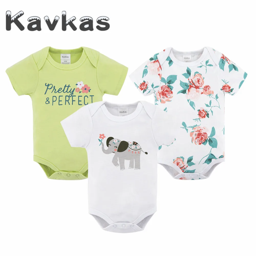 HY2100 Kavkas/Новая детская одежда для мальчиков и девочек; 3 шт./лот; комбинезон с короткими рукавами; боди для новорожденных; одежда для малышей; roupas de bebes; комбинезоны - Цвет: HY2100