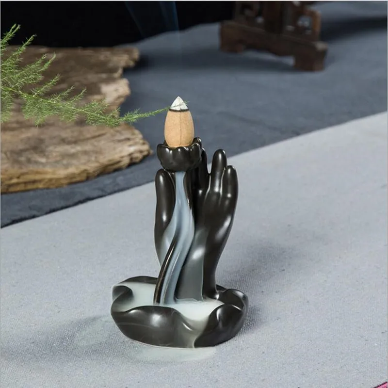 1 шт. керамическая горелка для благовоний в китайском стиле|Благовония и