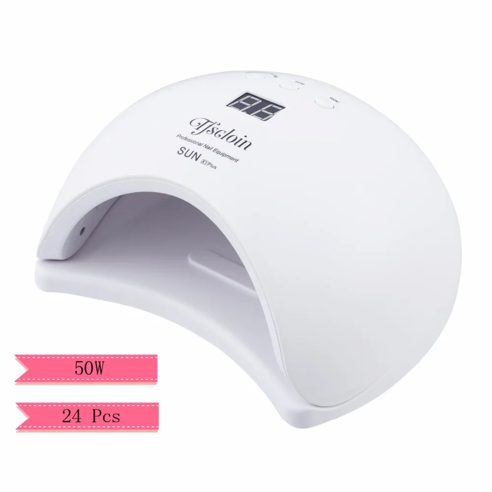 

New 50W Sunx1 Plus Led UV Lamp 24 Leds Nail Dryer All Typs Gel Polish Fast Drying Manicure Professional Curing Nail Art Tools