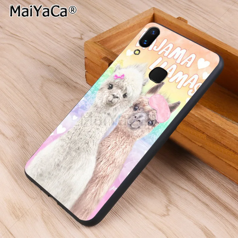MaiYaCa милый мультяшный Альпака животное силикон мягкий модный чехол для телефона